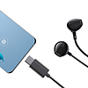 Joyroom In-Ear USB Type C fülhallgató távirányítóval és mikrofonnal fekete (JR-EC03 fekete)
