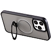 Joyroom JR-BP004 mágneses védőtok tartóval iPhone 15-höz fekete (JR-BP004 iP 15 Black)