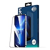Joyroom JR-MLG0287 2.5D kékfény elleni védelemmel és porálló edzett üveggel, fekete kerettel iPhone 16 Pro Max-hoz