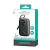 Joyroom JR-PBF18 22.5W 10000mAh Powerbank beépített Lightning kábellel + USB-C kábellel 0.25 cm - fekete