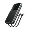 Joyroom JR-PBF19 22.5W 10000mAh külső akkumulátor két beépített kábellel - fekete