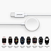 Joyroom kábel indukciós töltővel Apple Watch 1,2 m fehér (S-IW004) órához