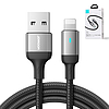 Joyroom kábel USB - Lightning 2,4A A10 sorozat, 1,2 m fekete (S-UL012A10)