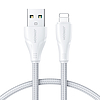 Joyroom kábel USB - Lightning 2,4A Surpass Series 1,2 m fehér (S-UL012A11)