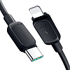 Joyroom Multi-Color Series A14 USB-C/Lightning kábel 20W 1.2 m - fekete