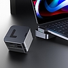 Joyroom Multifunctional Hub USB Type C - USB 3.0 / RJ45 / HDMI / USB Type C / Thunderbolt MacBook Pro-hoz szürke (S-H121 Grey)