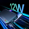 Joyroom power bank 10000mAh Dazzling Series 12W fekete (JR-T016)