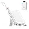 Joyroom power bank USB C és Lightning kábelekkel és állvánnyal Cutie Series 10000mAh 22,5W fehér (JR-L008)