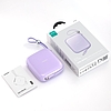 Joyroom powerbank 10000 mAh Jelly Series 22,5 W beépített USB C kábellel, lila (JR-L002)