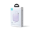 Joyroom powerbank 10000mAh Jelly Series 22,5W, beépített Lightning kábel lila (JR-L003)