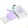 Joyroom powerbank 10000mAh Jelly Series 22,5W, beépített Lightning kábel lila (JR-L003)