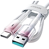 Joyroom S-A42 3A USB-A USB-C kábel 1.2m fehér (S-A42 A-C Wh)