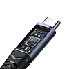 Joyroom SY-C02 2in1 DAC adapter USB-C - USB-C / 3,5 mm-es mini jack - fekete