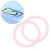 Joyroom szett fém mágneses gyűrűk okostelefonhoz 2 db rózsaszín (JR-Mag-M3)