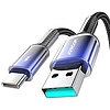 Joyroom USB-A USB-C kábel S-A42 3A 1.2m fekete (S-A42 A-C Bl)