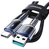 Joyroom USB-A USB-C kábel S-A42 3A 1.2m fekete (S-A42 A-C Bl)