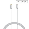Kanex Premium DuraBraid USB-C - Lightning kábel ezüst (K157-1528-1MSV)