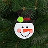 Karácsonyfadísz szett - hóember - 2 db / csomag (55981B)
