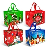 Karácsonyi ajándéktáska - 31 x 25 x 17 cm - 4 féle (59729)