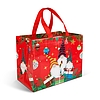 Karácsonyi ajándéktáska - 31 x 25 x 17 cm - 4 féle (59729)