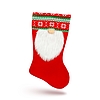 Karácsonyi csizma - 45 cm - textil - 2 féle (58669A)
