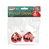 Karácsonyi dekoráció - téli kesztyű - 7,2 x 5 cm - 2 db / csomag (59755)