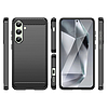 Karbon tok Samsung Galaxy S24 FE-hez - fekete