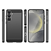 Karbon tok Samsung Galaxy S25+ készülékhez - fekete