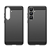 Karbon tok Samsung Galaxy S25+ készülékhez - fekete