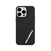 Karl Lagerfeld 3D gumi több logó - tok iPhone 15 Pro Max készülékhez fekete (KLHCP15X3DMKRLK)