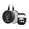 Karl Lagerfeld Bundle Ikonik tokkészlet Apple Airpods 1/2 + Power Bank tükörrel (KLBPPBOA2K)