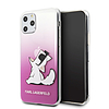 Karl Lagerfeld Choupette Fun iPhone 11 Pro tok - rózsaszín