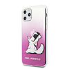 Karl Lagerfeld Choupette Fun iPhone 11 Pro tok - rózsaszín