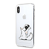 Karl Lagerfeld Choupette Fun iPhone X/Xs tok - átlátszó