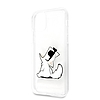 Karl Lagerfeld Choupette Fun - tok iPhone 11-hez átlátszó (KLHCN61CFNRC)