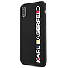 Karl Lagerfeld fényes Bauhaus iPhone X/XS tok - fekete