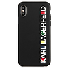 Karl Lagerfeld fényes Bauhaus iPhone X/XS tok - fekete
