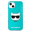 Karl Lagerfeld Glitter Choupette Fluo tok iPhone 13 mini 5.4"-hez - kék