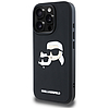 Karl Lagerfeld HC 3D gumi duplafejes iPhone 16 Pro tok - fekete