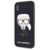 Karl Lagerfeld Iconic Karl Glitter iPhone X/XS tok - fekete