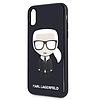 Karl Lagerfeld Iconic Karl Glitter iPhone X/XS tok - fekete