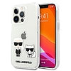 Karl Lagerfeld Ikonik & Choupette - tok iPhone 13 Pro Max készülékhez átlátszó (KLHCP13XCKTR)