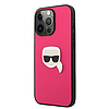 Karl Lagerfeld Ikonik Karl´s Head fémtok iPhone 13 Pro / 13 6.1"-hez - rózsaszín