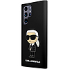 Karl Lagerfeld Ikonik szilikon tok Samsung Galaxy S24 Ultra készülékhez - fekete