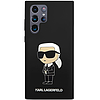 Karl Lagerfeld Ikonik szilikon tok Samsung Galaxy S24 Ultra készülékhez - fekete