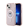 Karl Lagerfeld IML Choupette MagSafe - iPhone 15 tok rózsaszín (KLHMP15SHFCCNOP)