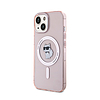 Karl Lagerfeld IML Choupette MagSafe - iPhone 15 tok rózsaszín (KLHMP15SHFCCNOP)