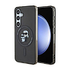 Karl Lagerfeld IML Karl & Choupette Glitter MagSafe - Samsung Galaxy S24 tok fekete (KLHMS24SHGKCNOK)
