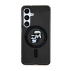 Karl Lagerfeld IML Karl & Choupette Glitter MagSafe - Samsung Galaxy S24 tok fekete (KLHMS24SHGKCNOK)