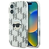 Karl Lagerfeld IML Karl Head galvanizált iPhone 16 tok - átlátszó